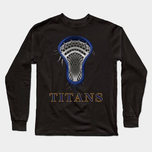 Titans lax Long Sleeve T-Shirt by 752 Designs